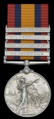 Queen’s South Africa 1899-1902, 4 clasps, Paardeberg, Johannesburg, Diamond Hill, Wittebergen (3174 Pte. C....