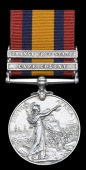 Queen’s South Africa 1899-1902, 2 clasps, Cape Colony, Orange Free State (3404 Sgt. J. Madden, Rl. Lanc. Regt.)...