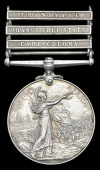 Queen’s South Africa 1899-1902, 3 clasps, Cape Colony, Orange Free State, Transvaal (4442 Pte. H. Quinn,...