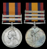 Queen’s South Africa 1899-1902 (2), 2 clasps, Cape Colony, South Africa 1902  (8381 (Pte. J. Hawkesford, 5/Rl....