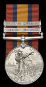 Queen’s South Africa 1899-1902, 2 clasps, Tugela Heights, Relief of Ladysmith (3746 Cpl. A. Gregory, Devon. Regt.)...