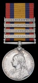 Queen’s South Africa 1899-1902, 4 clasps, Orange Free State, Relief of Ladysmith, Natal, South Africa 1901 (6840...