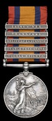 Queen’s South Africa 1899-1902, 5 clasps, Tugela Heights, Orange Free State, Relief of Ladysmith, Transvaal,...