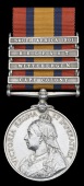 Queen’s South Africa 1899-1902, 4 clasps, Cape Colony, Wittebergen, Belfast, South Africa 1901 (395 Pte. D. Lacey,...