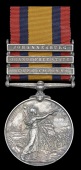 Queen’s South Africa 1899-1902, 3 clasps, Cape Colony, Orange Free State, Johannesburg (1144 Pte. B. Owens, E....