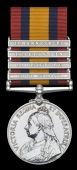 Queen’s South Africa 1899-1902, 4 clasps, Cape Colony, Paardeberg, Driefontein, Johannesburg (2426 Corl. A. Berry,...