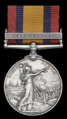 Queen’s South Africa 1899-1902, 1 clasp, Cape Colony (5743 Pte. J. Wilkinson, W. Riding Regt.) edge bruising, very...