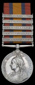 Queen’s South Africa 1899-1902, 5 clasps, Transvaal, Cape Colony, Orange Free State, South Africa 1901, South...