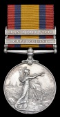 Queen’s South Africa 1899-1902, 2 clasps, Cape Colony, Orange Free State (6864 Sgt. J. Clarke, S. Lanc. Regt.)...