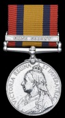 Queen’s South Africa 1899-1902, 1 clasp, Cape Colony (49 Pte. D. Lane, Welsh Regt.) edge bruising, contact marks,...