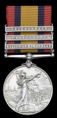 Queen’s South Africa 1899-1902, 3 clasps, Relief of Kimberley, Paardeberg, Driefontein (5873 Pte. C. Lee, 1/Oxfd....