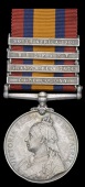 Queen’s South Africa 1899-1902, 4 clasps, Cape Colony, Orange Free State, Belfast, South Africa 1901 (6934 Pte. A....