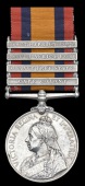 Queen’s South Africa 1899-1902, 4 clasps, Cape Colony, Orange Free State, South Africa 1901, South Africa 1902...
