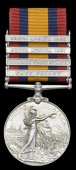 Queen’s South Africa 1899-1902, 4 clasps, Cape Colony, Orange Free State, South Africa 1901, South Africa 1902...