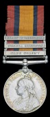 Queen’s South Africa 1899-1902, 3 clasps, Cape Colony, Tugela Heights, Relief of Ladysmith (1060 G. Dady, Rifle...