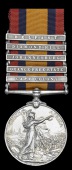 Queen’s South Africa 1899-1902, 5 clasps, Cape Colony, Orange Free State, Johannesburg, Diamond Hill, Belfast...