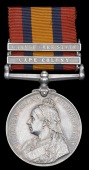 Queen’s South Africa 1899-1902, 2 clasps, Cape Colony, Orange Free State (33007 Gnr. W. Martin, 4th Bty. R.F.A.)...