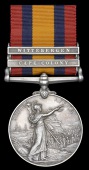 Queen’s South Africa 1899-1902, 2 clasps, Cape Colony, Wittebergen (27745 Gnr. F. Jackson, 5th Bty. R.F.A.) nearly...