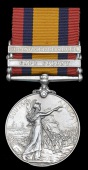 Queen’s South Africa 1899-1902, 2 clasps, Cape Colony, Orange Free State (Condr. A. L. Harper, Imp. Trnspt. Ser.)...