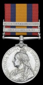 Queen’s South Africa 1899-1902, 2 clasps, Cape Colony, South Africa 1902 (777 Pte. R. Landsey, A.P.O. Corps)...