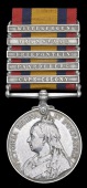 Queen’s South Africa 1899-1902, 5 clasps, Cape Colony, Paardeberg, Driefontein, Transvaal, Wittebergen (588 Corpl....