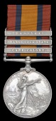 Queen’s South Africa 1899-1902, 3 clasps, Cape Colony, Orange Free State, Transvaal (6726 Cpl. W. E. Bulmer, 43rd...