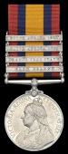 Queen’s South Africa 1899-1902, 4 clasps, Cape Colony, Orange Free State, South Africa 1901, South Africa 1902...