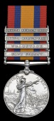 Queen’s South Africa 1899-1902, 4 clasps, Cape Colony, Transvaal, South Africa 1901, South Africa 1902 (34601 Sjt....