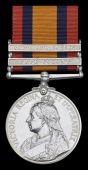 Queen’s South Africa 1899-1902, 2 clasps, Cape Colony, South Africa 1902 (40767 Pte. G. Bluett, Imp. Yeo.) nearly...