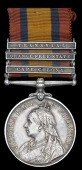 Queen’s South Africa 1899-1902, 3 clasps, Cape Colony, Orange Free State, Transvaal (10278 L. Cpl. J. A. Rowan,...