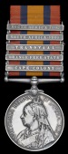 Queen’s South Africa 1899-1902, 5 clasps, Cape Colony, Orange Free State, Transvaal, South Africa 1901, South...