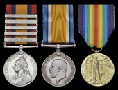 Three: Corporal J. Leybourne, Army Service Corps, late Imperial Yeomanry

Queen’s South Africa 1899-1902, 5...