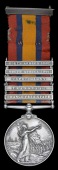 Queen’s South Africa 1899-1902, 5 clasps, Orange Free State, Transvaal, Cape Colony, South Africa 1901, South...