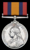 Queen’s South Africa 1899-1902, no clasp (210 Pte. H. Webb, Cala T.G.) good very fine	 £80-100