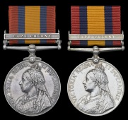 Queen’s South Africa 1899-1902 (2), 1 clasp, Cape Colony (731 Pte. F. Putzier, Frontier Lt. Horse; 298 Tpr. F....
