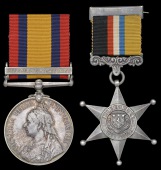 Pair: Private E. H. Von Plaster, Kimberley Town Guard

Queen’s South Africa 1899-1902, 1 clasp, Defence of...
