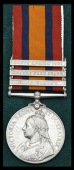 Queen’s South Africa 1899-1902, 3 clasps, Cape Colony, Orange Free State, South Africa 1901 (Tpr. B. Sampson,...