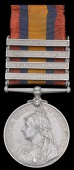 Queen’s South Africa 1899-1902, 4 clasps, Cape Colony, Wepener, Wittebergen, Belfast (858 Cpl. H. Jones,...