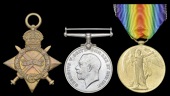 Three: Second Lieutenant F. E. Tiplady, Middlesex Regiment, who died of wounds in France on 27 September...