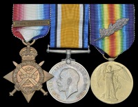 Three: Captain C. N. Ridley, Northumberland Yeomanry, who was mortally wounded on 30 September 1915 and died of...
