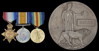 Three: Lieutenant R. A. R. Bayard, 1st Battalion East Kent Regiment, who was killed in action, Flanders,  on 17 May...