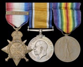 Three: Second Lieutenant J. K. Ground, 10th Battalion, Royal West Kent Regiment, formerly Honourable Artillery...