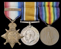 Three: Second Lieutenant J. K. Ground, 10th Battalion, Royal West Kent Regiment, formerly Honourable Artillery...