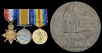 Three: Sergeant Ralph Edens, 19th Battalion Canadian Infantry, who died of disease on 7 July 1918

1914-15 Star...