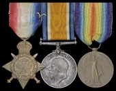 Three: Captain F. L. Gilliat, Northampton Yeomanry

1914 Star, with clasp (Capt., North’n Yeo.) signs of clasp...