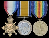 Three: Captain R. A. Preeston, Royal Air Force, formerly Loyal North Lancashire Regiment

1914-15 Star (2. Lieut.,...
