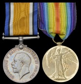 Pair: Lieutenant R. A. Martin, Royal Air Force

British War and Victory Medals (Lieut, R.A.F.) officially...