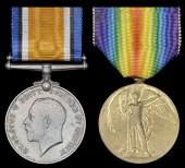 Pair: Private G. N. Jack, South African Royal Flying Corps

British War and Victory Medals (Z-564 Pte.,...