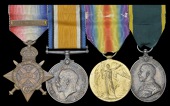 Four: Serjeant-Piper C. Oram, 14th Battalion London Regiment (London Scottish)

1914 Star, with bar (1477 Piper,...
