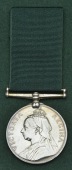 Volunteer Force Long Service, V.R. (6816 L. Cpl. R. G. Miller, 1st V.B. Rl. Warwick. Regt.) impressed naming, nearly...